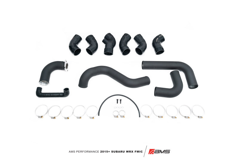 AMS Performance 2015+ Subaru WRX FA20 Front Mount Intercooler Kit with Bumper Beam (view 4)