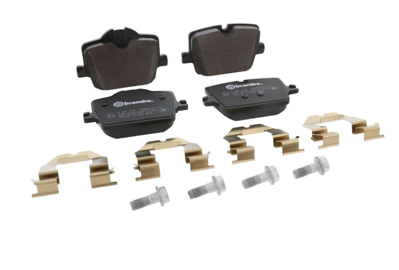 Brembo OE 2022 BMW i4/19-22 Z4/20-22 Toyota GR Supra PRIME Low-Met Brake Pad - Rear (view 16)