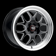 Weld Solana Drag 18x10 / 5x112 BP / ET40 / 78.1mm Bore - Gloss Black MIL DIA Wheel