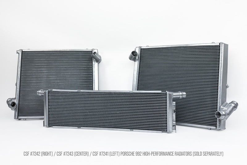 CSF 2019+ 992.1/992.2 Porsche 911(3.0LT Base/T/S/4/4S/GTS/4 GTS) High Perf Center Aluminum Radiator (view 9)