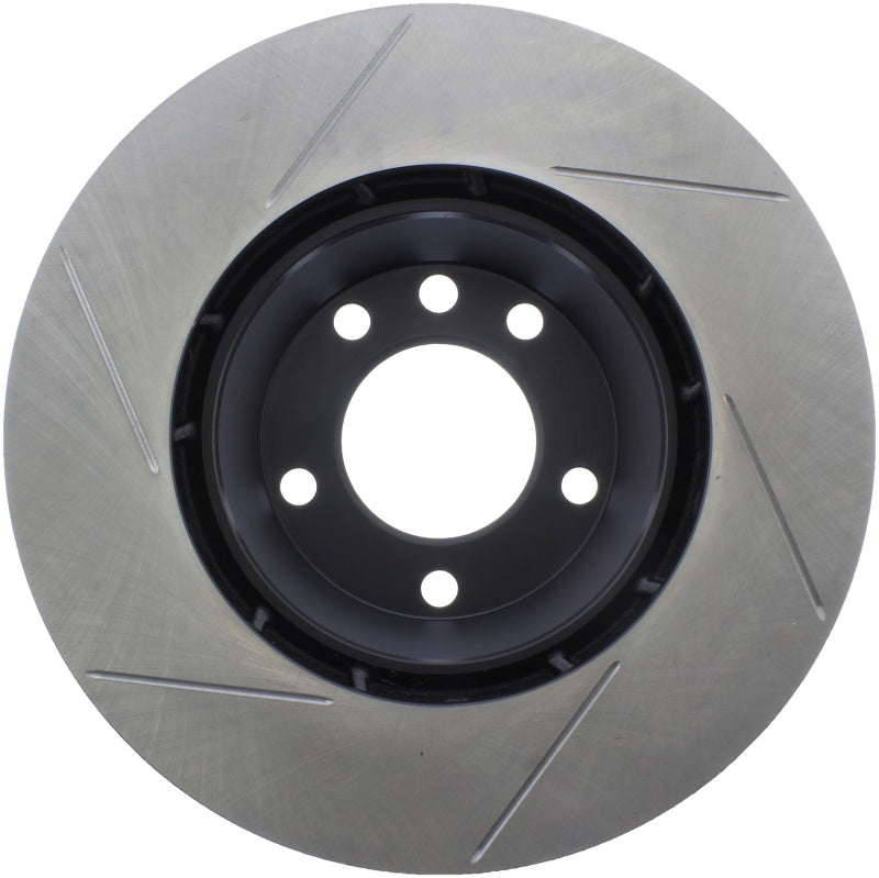 StopTech Power Slot 07-10 Audi Q7 / 03-10 Porsche Cayenne Left Front Slotted Rotor (view 6)