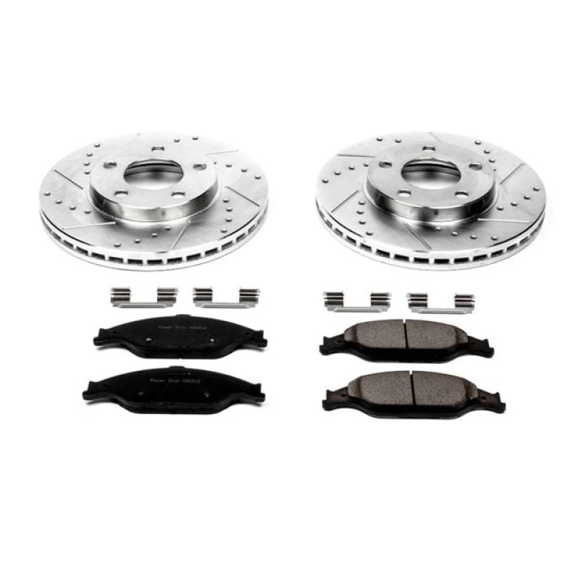 Power Stop 99-04 Ford Mustang Front Z23 Evolution Sport Brake Kit Main image