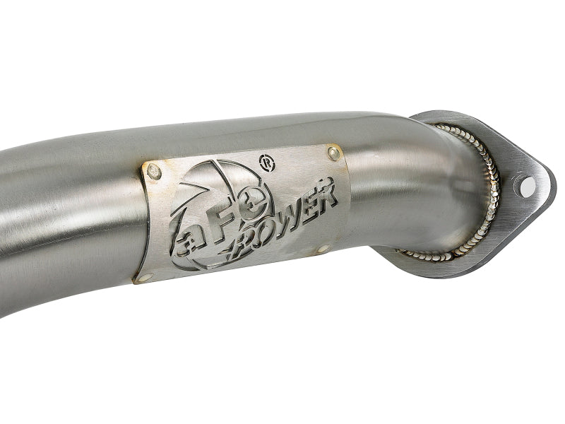 aFe POWER Takeda 2.5in 304 SS Axle-Back Exhaust w/ Polished Tips 17-19 Infiniti Q60 V6-3.0L (tt) (view 6)
