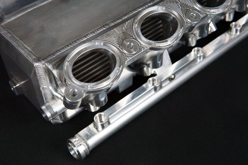 CSF Toyota A90/A91 Supra/ BMW G-Series B58 Charge-Air Cooler Manifold- Machined Billet Aluminum (view 8)