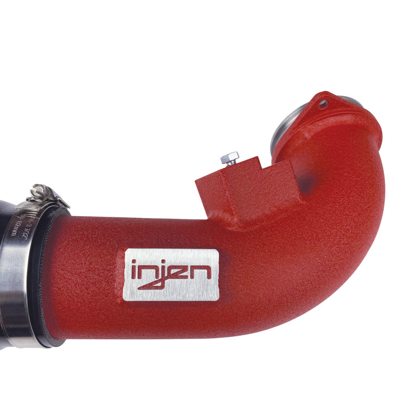 Injen 19-20 BMW Z4 / 2020 Toyota Supra 3.0L Turbo Wrinkle Red SES Intercooler Pipes (view 5)