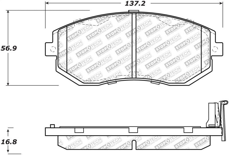 StopTech Street Select Brake Pads - Front Main image