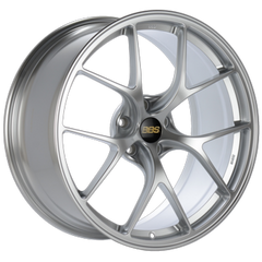 BBS RI-D 20x9.5 5x114.3 ET48 CB67 Diamond Sliver Wheel - 82mm PFS/Clip Required