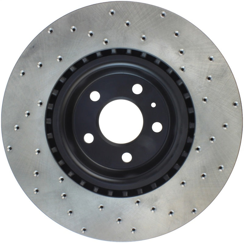 StopTech 12 Audi A6 Quattro/11-12 A7 Quattro/13 Q5/7-11/13 S4/12 S5 Front Right Drilled Rotor Main image