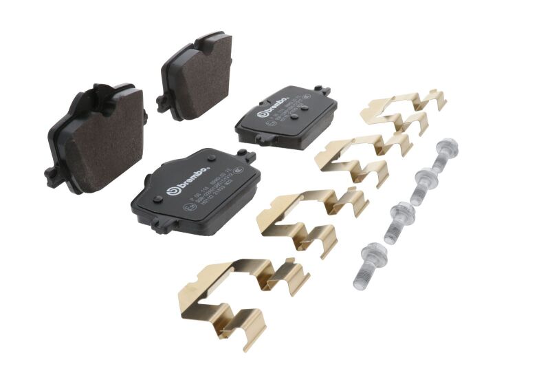 Brembo OE 2022 BMW i4/19-22 Z4/20-22 Toyota GR Supra PRIME Low-Met Brake Pad - Rear (view 17)