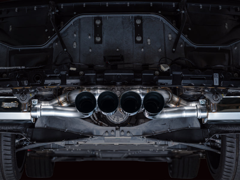 AWE Tuning 2023 C8 Corvette Z06 SwitchPath Cat-Back Exhaust - Diamond Black Tips (view 11)