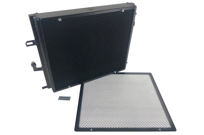 CSF BMW B58/B48 Front Mount Triple-Pass Heat Exchanger w/Rock Guard - Black (view 5)