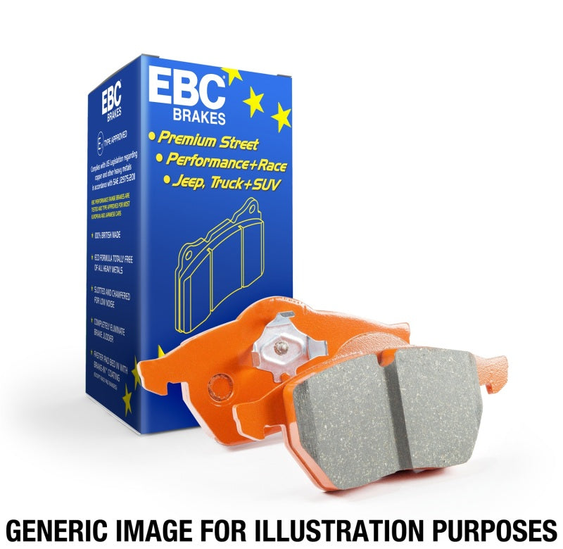 EBC 99-03 Aston Martin DB7 5.9 Orangestuff Front Brake Pads (view 11)