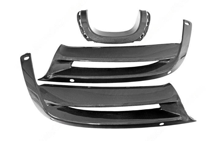 Carbon Fiber Carbon Fiber Rear Diffuser Assembly - Porsche 981 Boxster/Cayman Secondary image