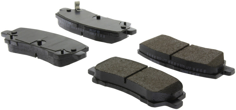 StopTech 15-18 Ford Mustang Rear Street Brake Pads w/Shims & Hardware Main image