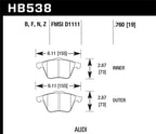 Hawk Performance Ceramic Street Brake Pads (view 2)