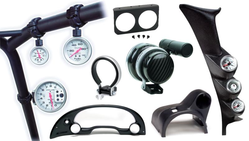 Autometer 00-03 Chevy Silverado/Dmax / 99-03 GMC Sierra/Dmax Single Steering Column Pod - Black Secondary image