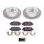Power Stop 14-17 Infiniti QX70 Rear Semi-Coated Rotor Kit
