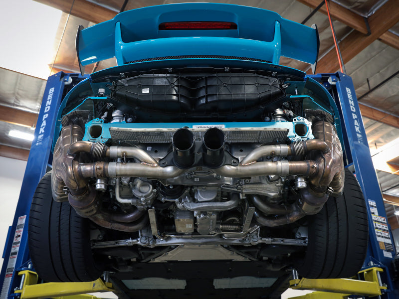 aFe Power MACH Force XP 304 Stainless Secondary Muffler Delete Pipe 14-19 Porsche 911 GT3 3.8L/4.0L (view 2)