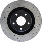 StopTech Power Slot 05-07 Cadillac XLR / 06-09 Chevy Corvette Front Left Drilled & Slotted Rotors (view 2)