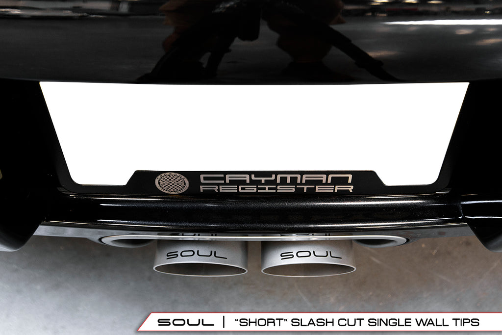 Porsche 987.1 Boxster / Cayman SOUL Bolt-On X-Pipe With Tips