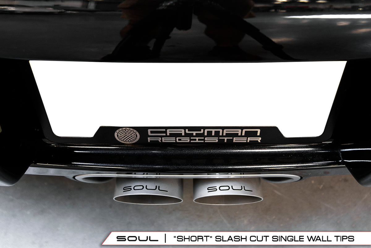 Porsche 987.1 Boxster / Cayman SOUL Bolt-On X-Pipe With Tips