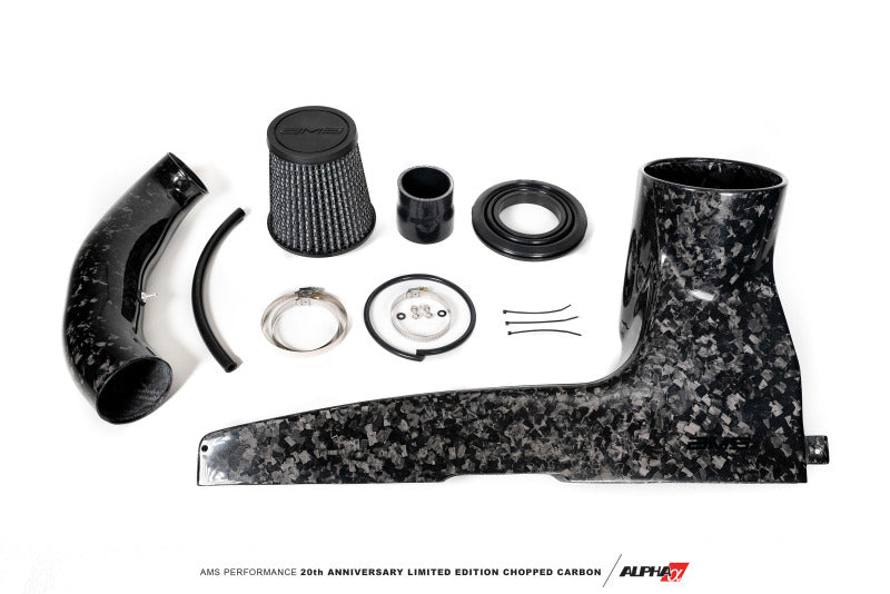 AMS Performance 2015+ VW Golf R MK7 Chopped Carbon Fiber Intake (view 3)