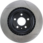 StopTech Power Slot 12-13 Audi A6 Quattro/11-12 A7 Quattro / 10-13 S4 Rear Right Slotted Rotor (view 8)