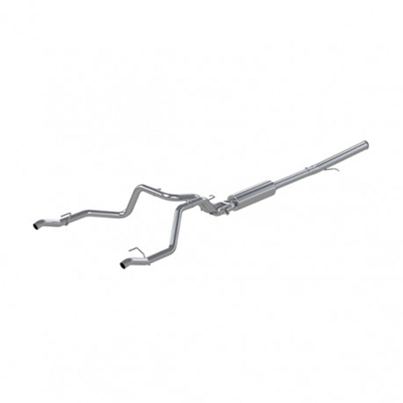 MBRP 19-Up Chevy Silverado 1500 6.2L 2.5in Catback Dual Rear Exit Aluminized Secondary image
