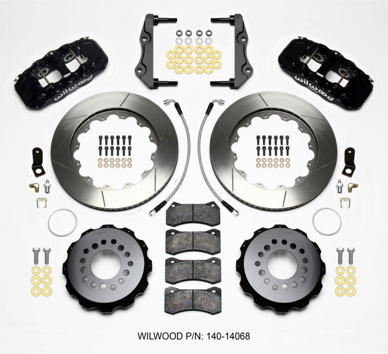 Wilwood AERO4 Rear Kit 14.25in 2014-Up Challenger w/Lines Main image