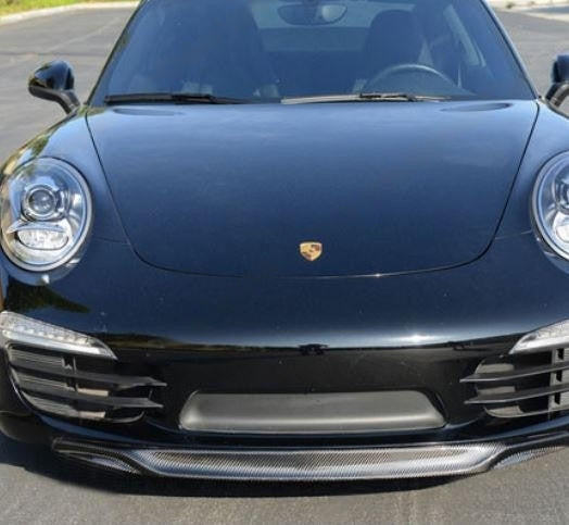 Carbon Fiber V-Style Front Spoiler lip - Porsche 991 Secondary image