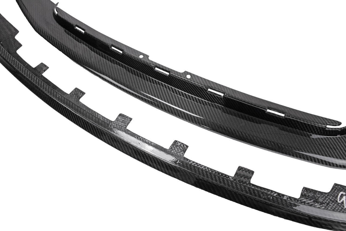 Carbon Fiber 2 Piece Front Bumper Splitter - Porsche 991.2 Main image