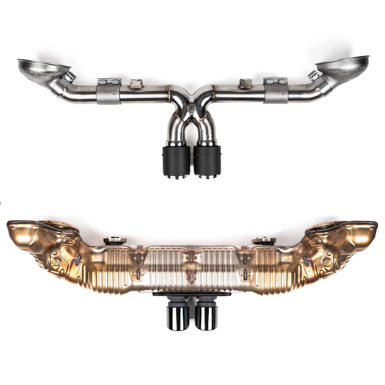 Fabspeed Porsche 992 GT3 / GT3 RS Supercup Cat-Back Exhaust System NON Valved (2022+) Secondary image