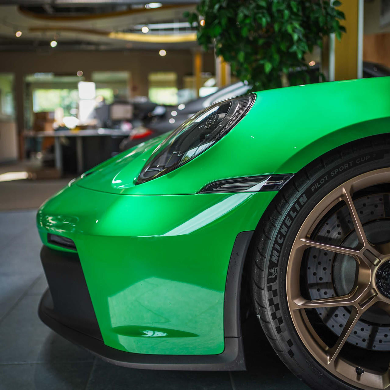 Porsche 992 OEM Clear Side Marker Lights (2019+) Secondary image