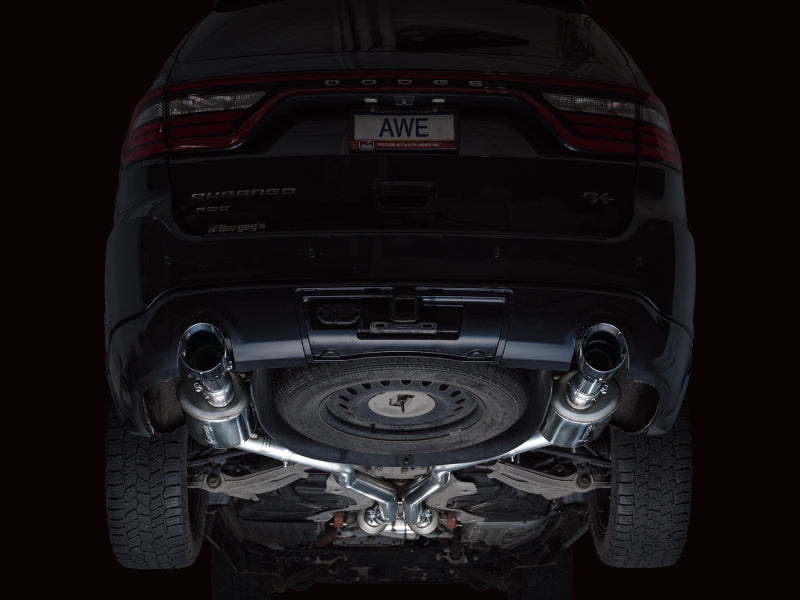 AWE Tuning 11-24 Dodge Durango 5.7L Touring Edition Exhaust w/ Chrome Silver Tips (view 6)