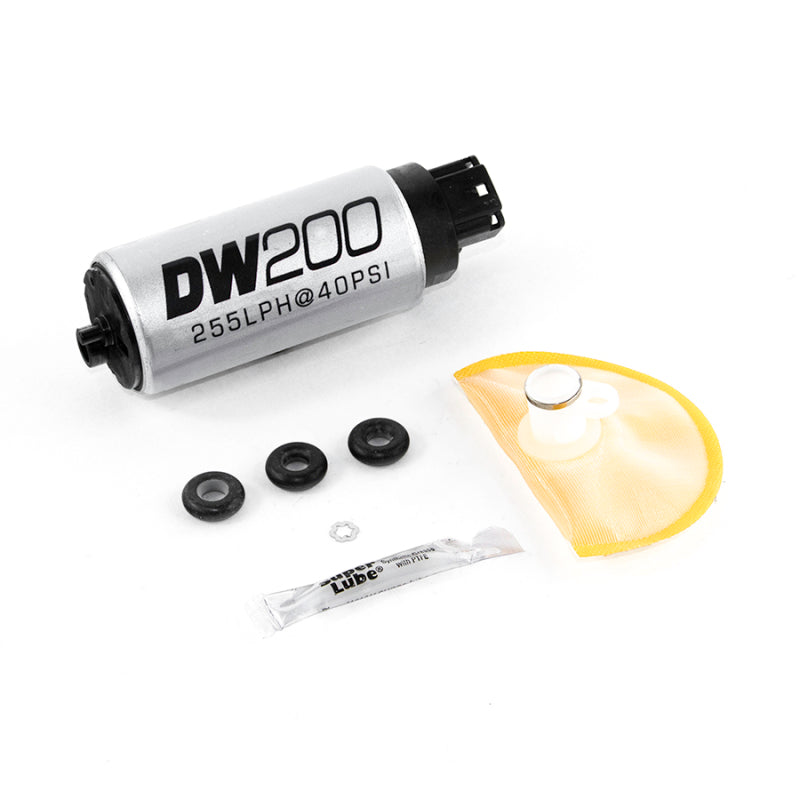 DeatschWerks 265 LPH In-Tank Fuel Pump w/ 10+ Legacy GT/03-08 G35/350Z Set Up Kit Main image