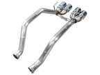 AWE Tuning C6 Chevrolet Corvette Z06/ZR1 Track Edition Axle-Back Exhaust w/ Chrome Silver Tips (view 9)