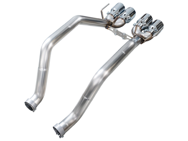 AWE Tuning C6 Chevrolet Corvette Z06/ZR1 Track Edition Axle-Back Exhaust w/ Chrome Silver Tips (view 9)