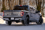 MBRP 22-23 Ford F150 T304 5in OD Black Tip Dual Rear Exit 3in Black Coated Cat Back Exhaust (view 2)