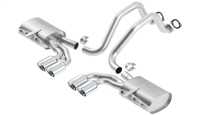 Borla 97-04 Chevrolet Corvette 5.7L 8cyl ATAK SS Catback Exhaust (view 2)
