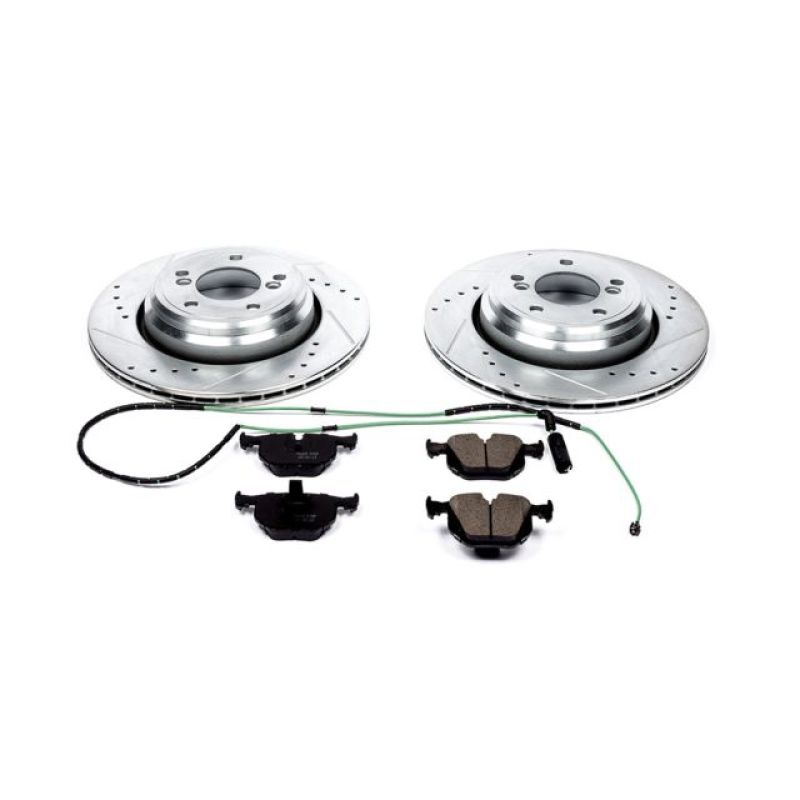 Power Stop 01-06 BMW M3 Rear Z23 Evolution Sport Brake Kit Main image