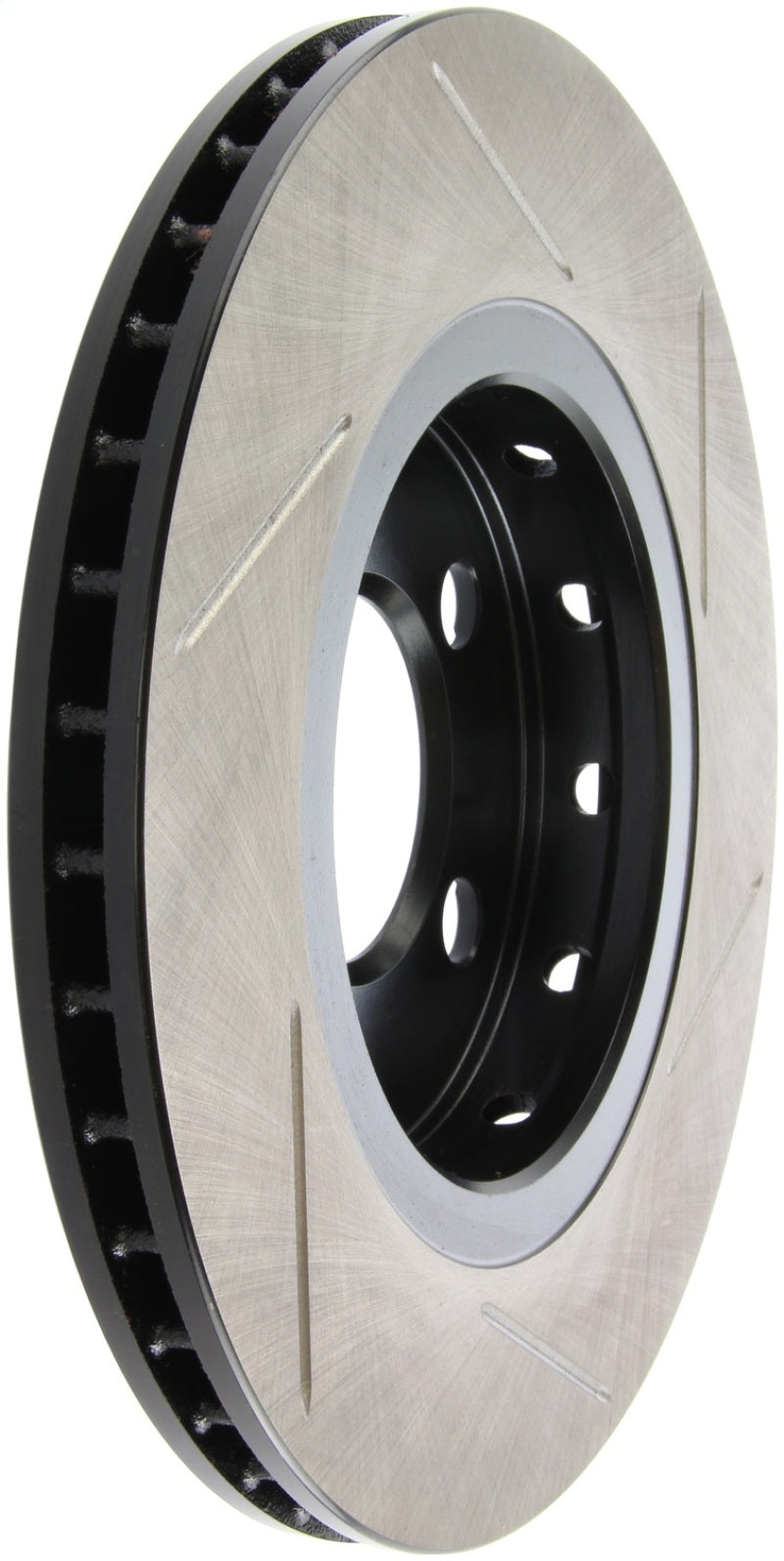 StopTech Power Slot 04-06 Audi TT Quattro / 04 VW Golf R32 Left Rear Slotted Rotor (view 2)