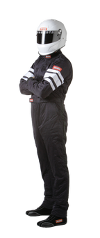 RaceQuip Black SFI-5 Suit - Medium