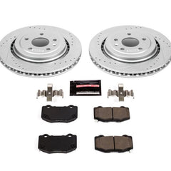 Power Stop 14-19 Chevrolet Corvette Rear Z23 Evolution Sport Brake Kit