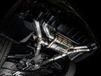 AWE Tuning 2021+ Cadillac CT4-V Blackwing SwitchPath Exhaust - Diamond Black Tips (view 7)