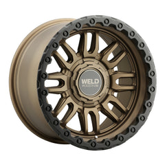 Weld Off-Road Swift 17x9in - 8x180 BP - ET-12 - 124.3mm CB - Satin Bronze Wheel & Black Ring