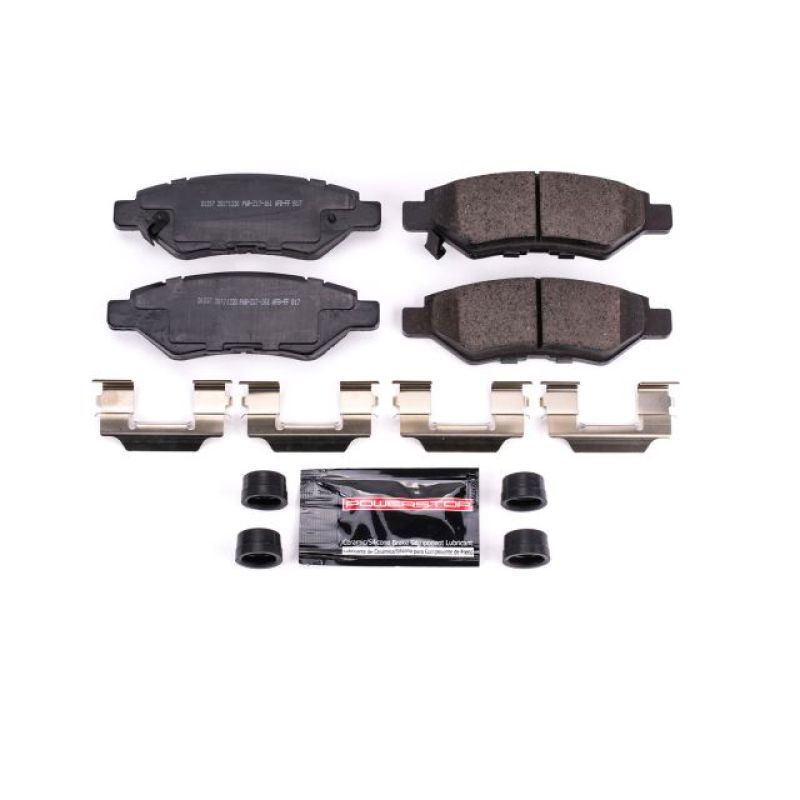 Power Stop 08-14 Cadillac CTS Rear Z23 Evolution Sport Brake Pads w/Hardware Main image