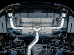 AWE Tuning Subaru BRZ/ Toyota GR86/ Toyota 86 Track Edition Cat-Back Exhaust- Chrome Silver Tips