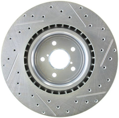 StopTech Select Sport Drilled & Slotted Rotor - Front Left