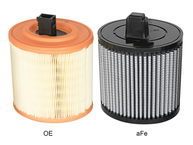 aFe MagnumFLOW Air Filters OER Pro Dry S A/F 16-17 Cadillac ATS-V V6-3.6L (tt) (view 2)