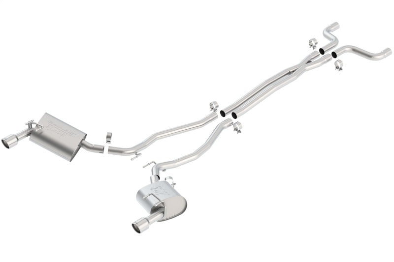 Borla 10-13 Camaro 3.6L V6 (except 2013 RS) Touring Catback Exhaust (view 2)